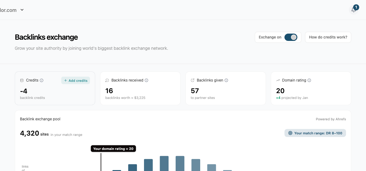 Backlinks Exchange